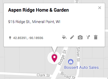 Aspen Ridge Home & Garden, 1050 Branger Drive, Mineral Point, Wisconsin